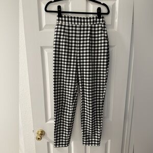 Zara gingham pants - size XS